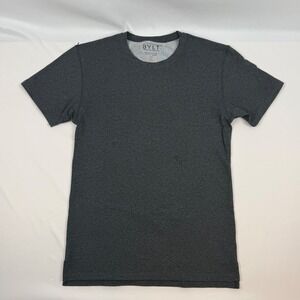 BYLT‎ Premium Basics Lux Basic Crew Split Hem T-Shirt Mens Small Dark Gray